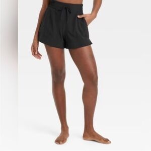 ALL IN MOTION Black Athleisure Shorts